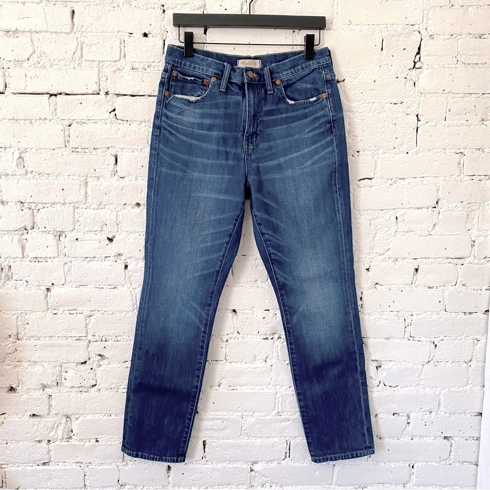 Madewell High-Rise Slim Boyjean, size 28
